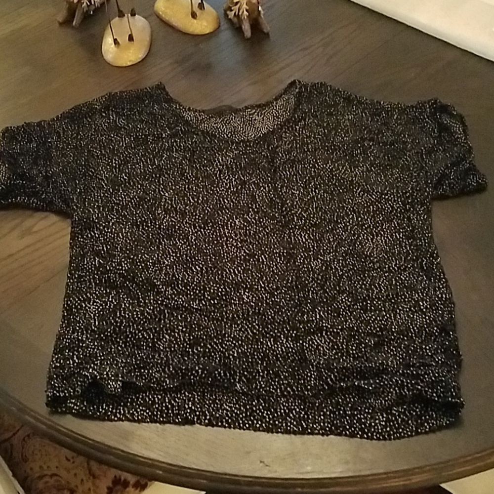 Joe's short sleeve sheer shirt